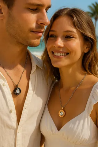 set collana di Coppia  Lui e Lei