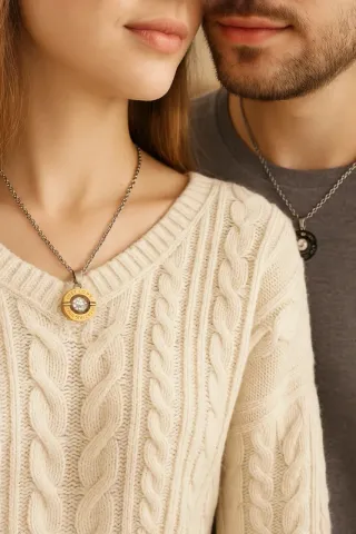 set collana di Coppia  Lui e Lei