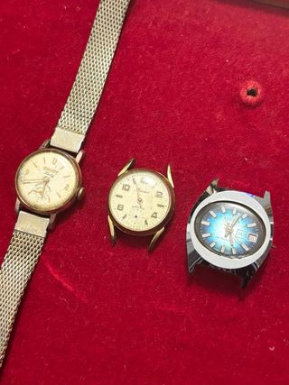 Lote de relojes antiguos