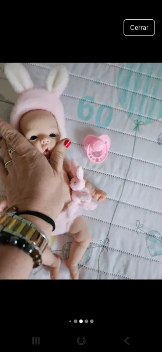 Bebé Reborn Silicona con Accesorios