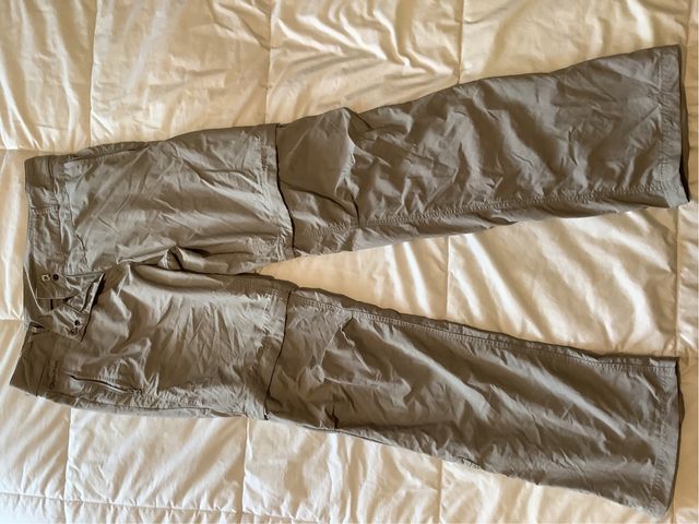 Pantalón trekking desmontable gris