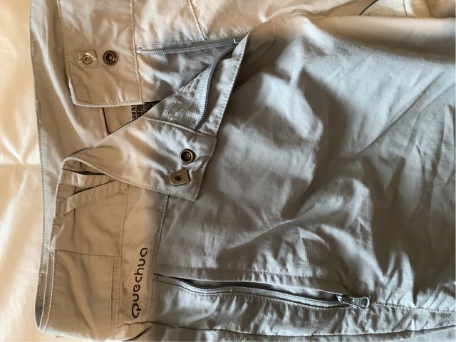 Pantalón trekking desmontable gris