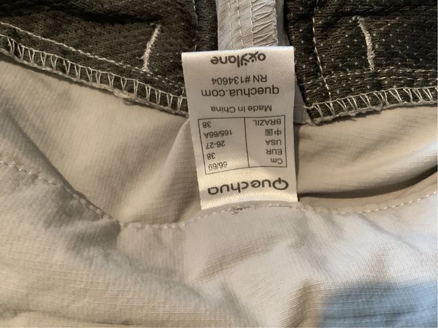 Pantalón trekking desmontable gris