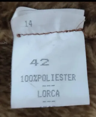 Abrigo Retro Piel Sintética y Borrego