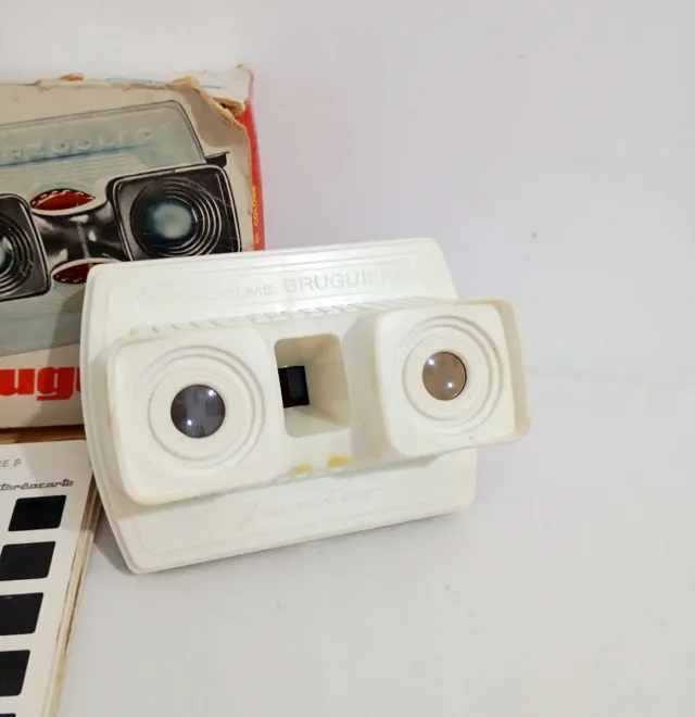 Visor Bruguière diapositivas vintage en caja