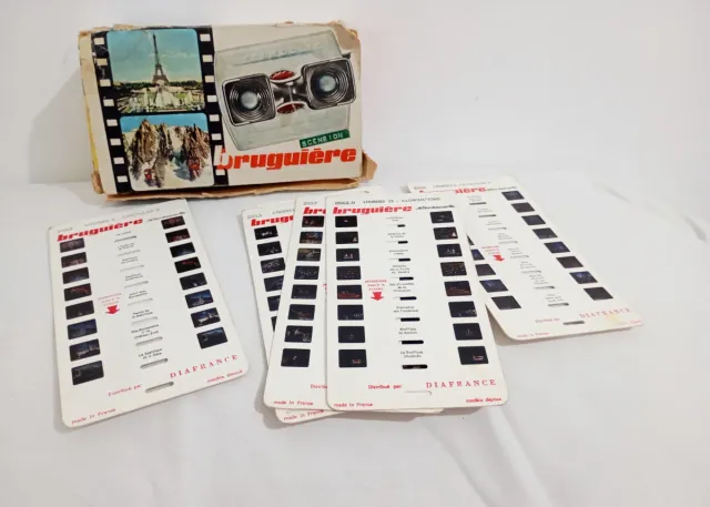 Visor Bruguière diapositivas vintage en caja