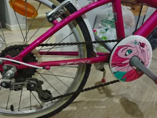 Bicicleta infantil rosa 21