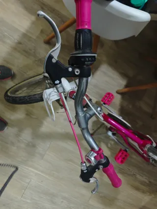 Bicicleta infantil rosa 21