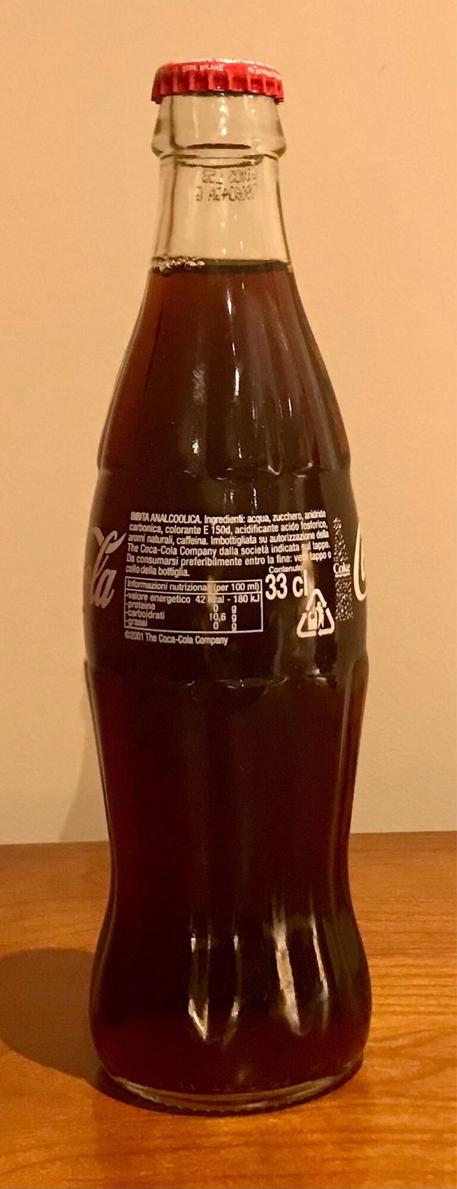 Bottiglia Coca Cola Italia