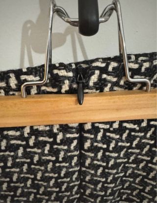 Falda Tweed Negra y Blanca