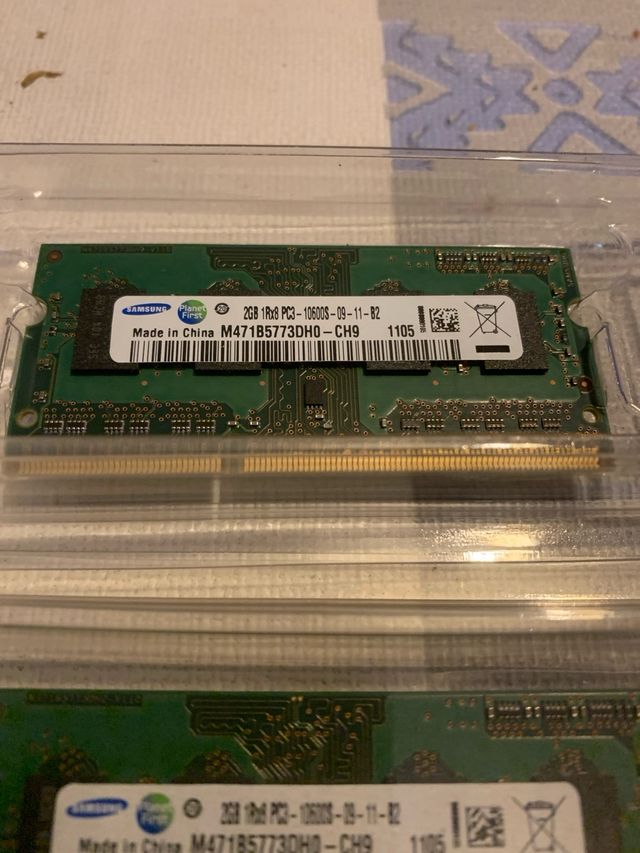 Memoria RAM Samsung 2GB DDR3