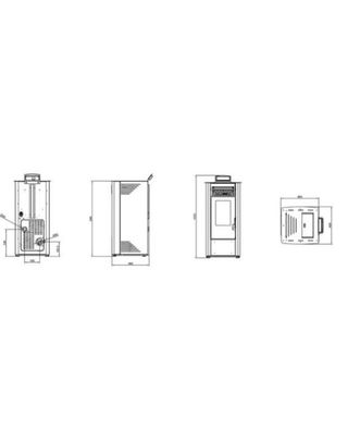 Estufa pellets nueva a estrenar MAD2037