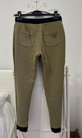 GUESS PANTALON CHANDAL VERDE MUJER S