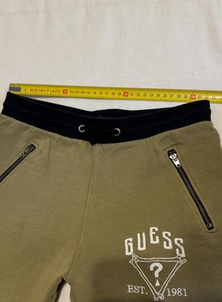 GUESS PANTALON CHANDAL VERDE MUJER S