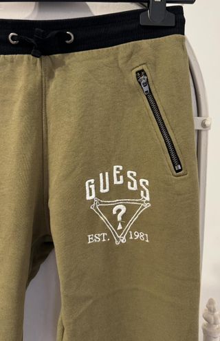 GUESS PANTALON CHANDAL VERDE MUJER S