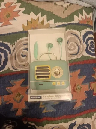 Auriculares Status Diseño Radio Vintage