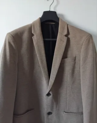 Blazer Zara uomo beige cammello