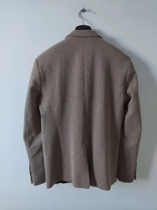 Blazer Zara uomo beige cammello