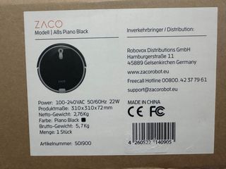 Aspirador Robot Zaco Nuevo