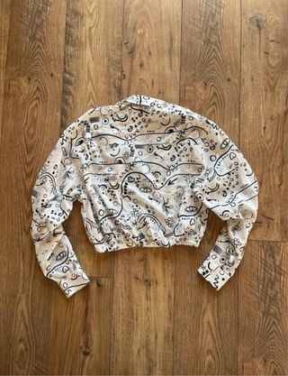 Camisa crop Desigual estampada