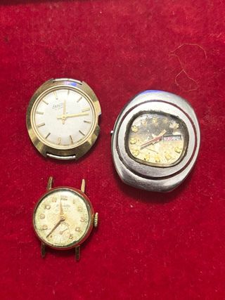 Lote de relojes antiguos