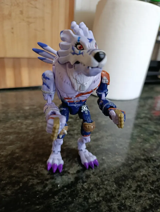 Figura Garurumon Digimon Bandai
