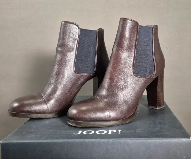 Botines marrones JOOP! de piel natural