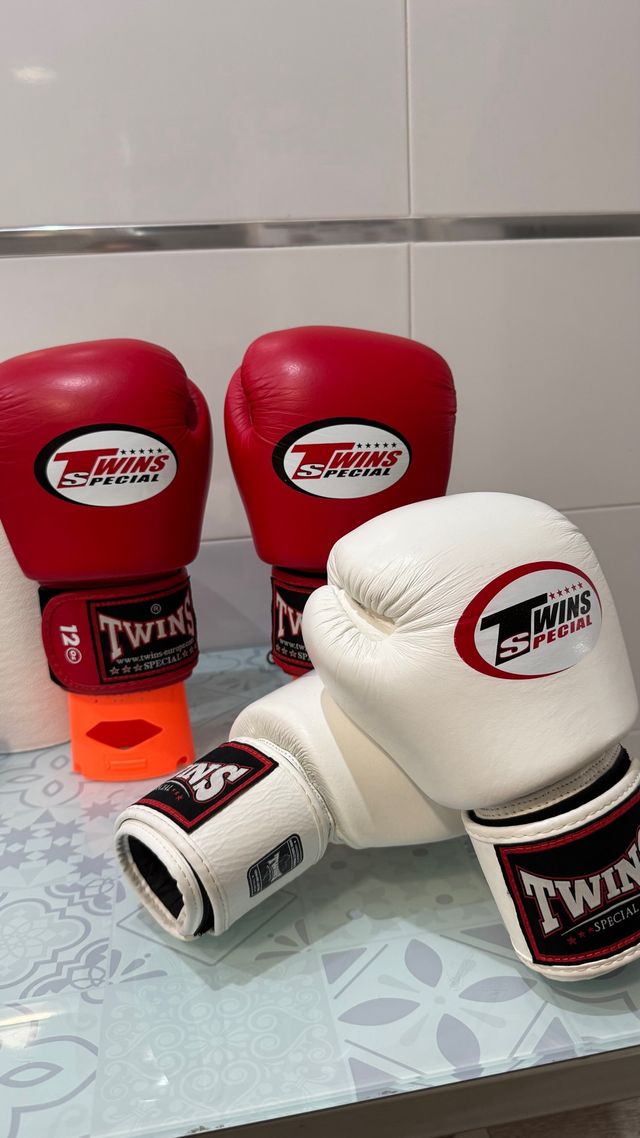 Guantes Twins Special Rojos y Blancos