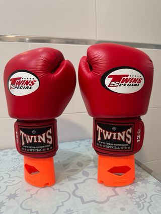Guantes Twins Special Rojos y Blancos