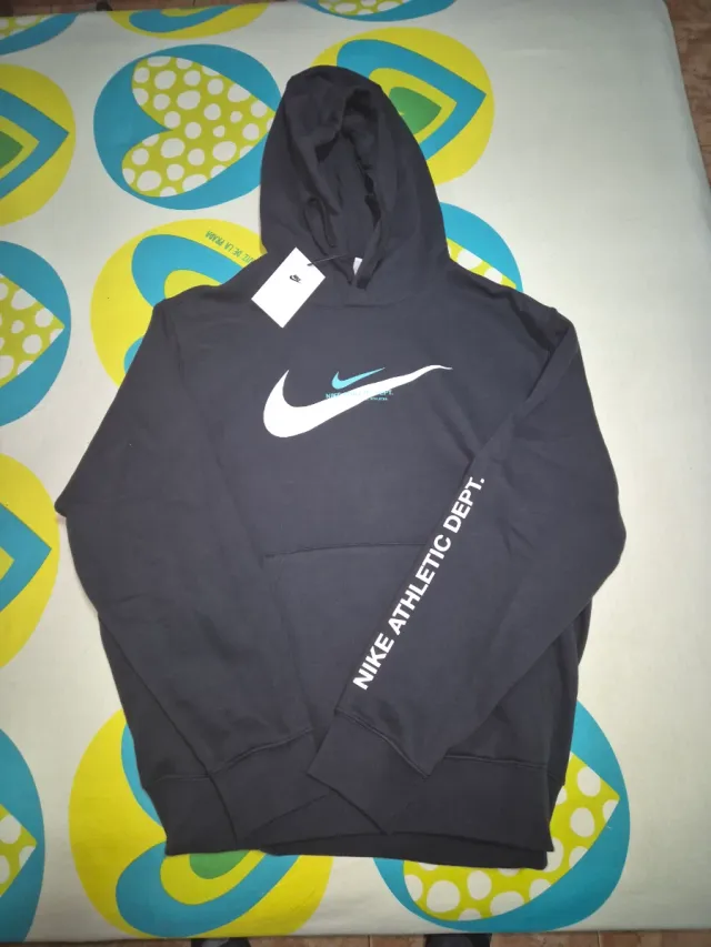 Sudadera Nike Negra con Logo