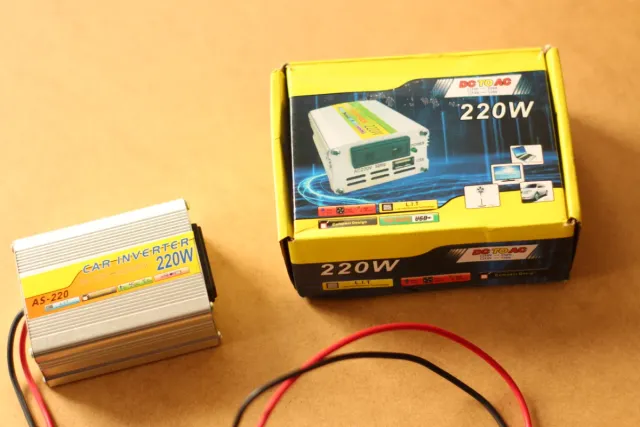 Inversor de Corriente 220W DC a AC