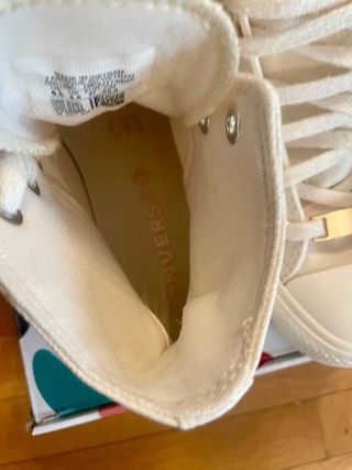 Converse All Star Fucsia + All star crema T.37