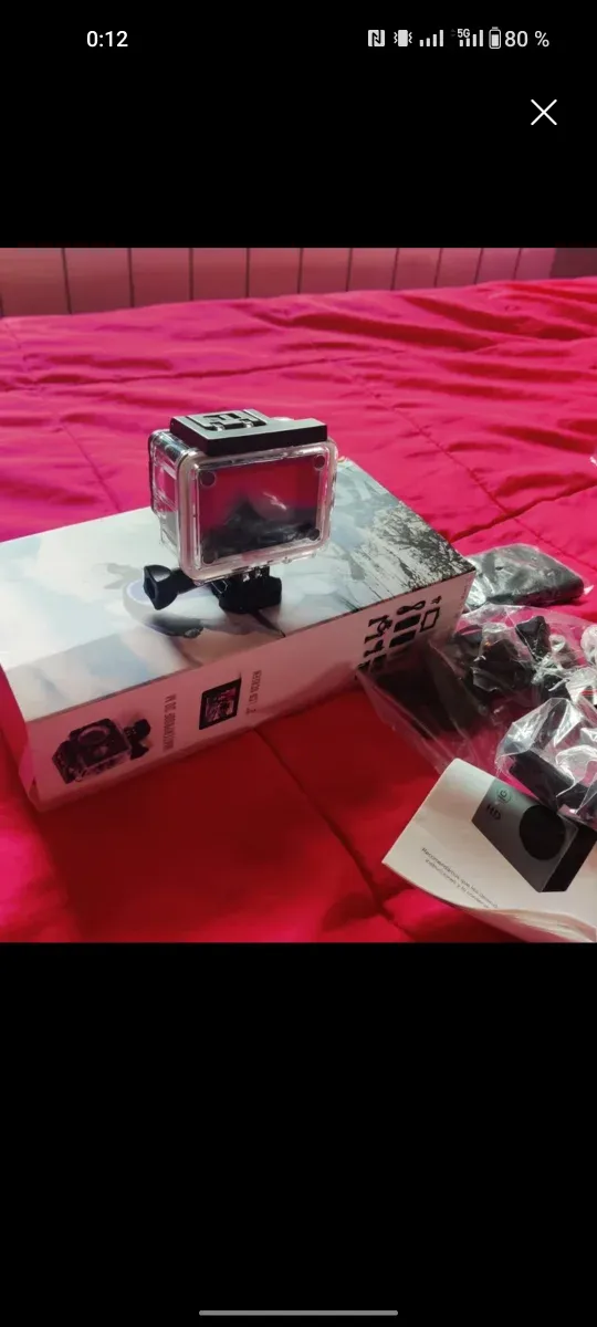 Cámara Deportiva 4K con Accesorios