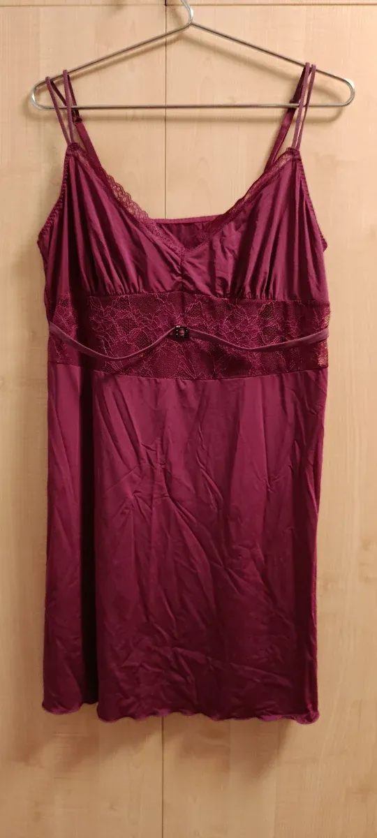 Camisón lencero morado