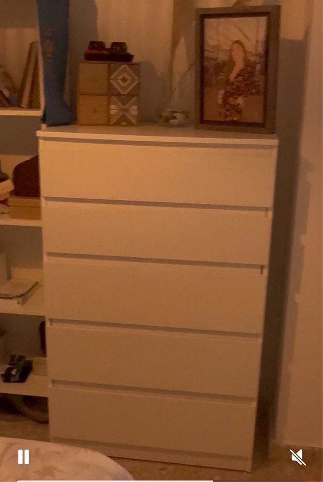 Cómoda MALM blanca IKEA