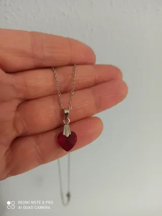 Collar acero con Swarovski