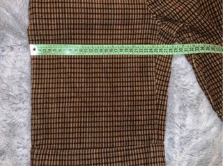 Shorts Zara a quadri marroni