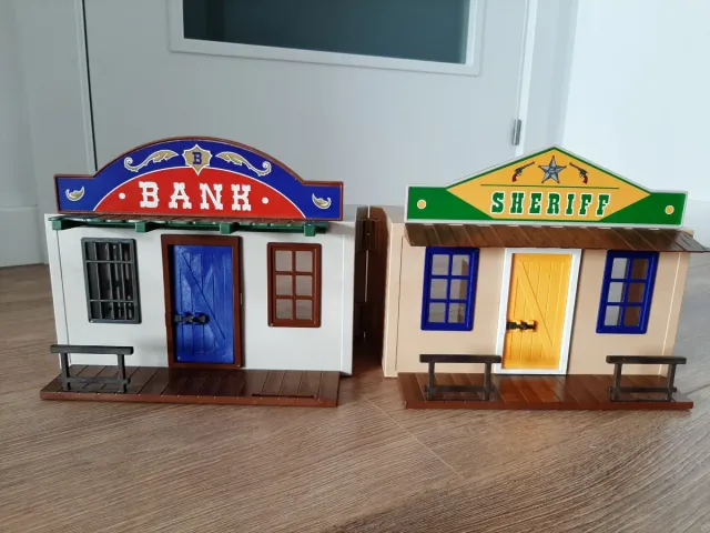 Playmobil 4398 Western Bank y Sheriff