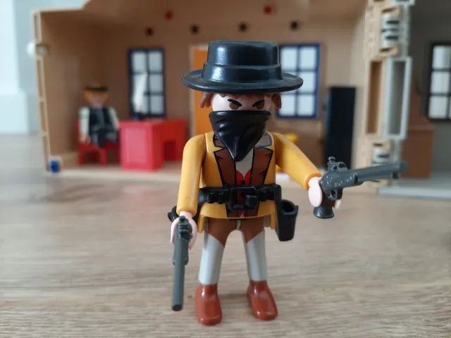 Playmobil 4398 Western Bank y Sheriff