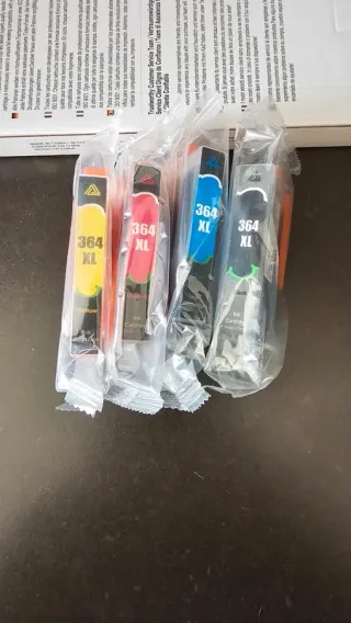 Kit 4 Cartucce Compatibili HP 364 XL Nero + Colori