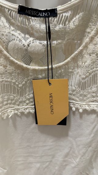 Top Mescalino Talla 40 Encaje Nuevo