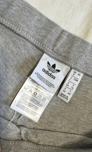 SET DE 2 LEGGINS MALLAS ADIDAS MUJER S GRIS AZUL