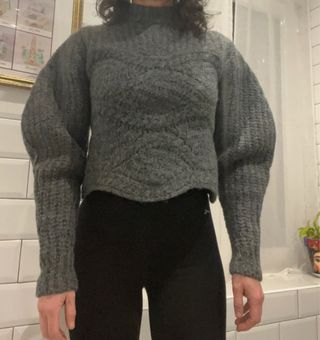 Jersey lana Roseana Tresse Gris