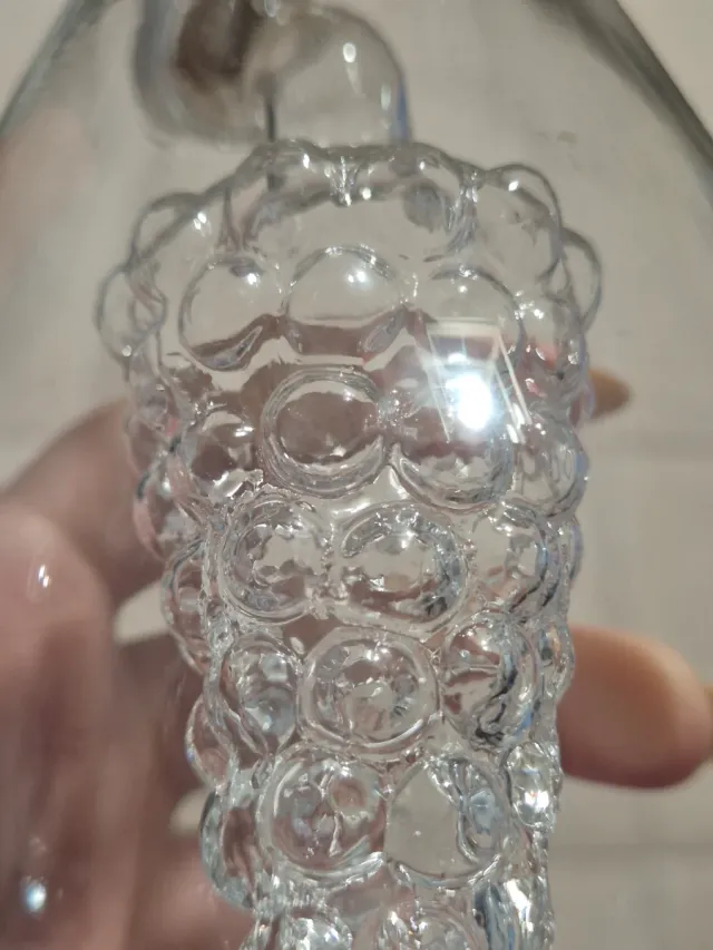 Aceitera y Vinagrera Doble de Cristal