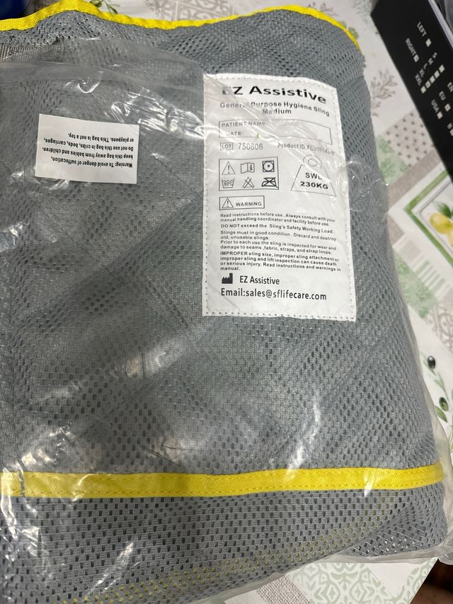 Arnés grúa para enfermos y ancianos