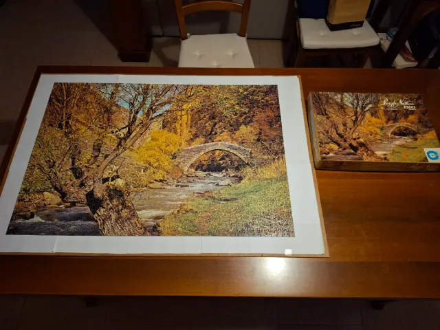 Puzzle 1500 pezzi Ponte sul fiume