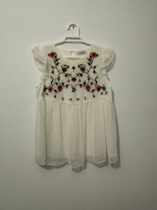 Blusa Lila Rose bordada talla única