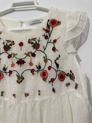 Blusa Lila Rose bordada talla única