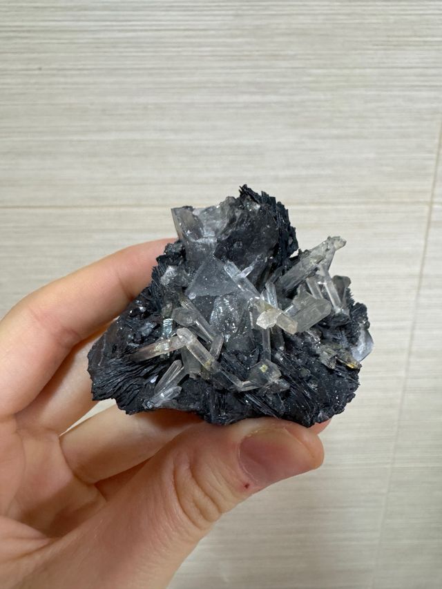 Cuarzo y Hematite Mineral