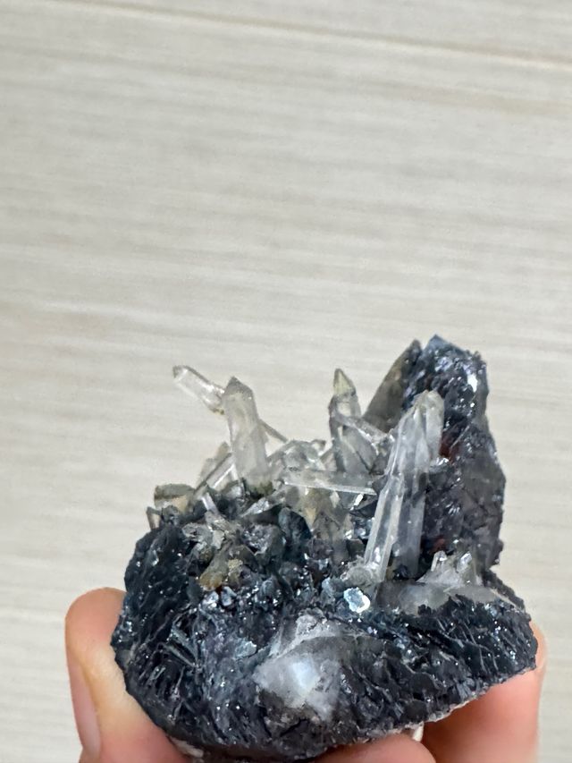 Cuarzo y Hematite Mineral